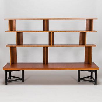 Carl Gustaf Hiort af Ornäs, a 1950s 'Välipala' bookshelf for HMN Huonekalu Mikko Nupponen.