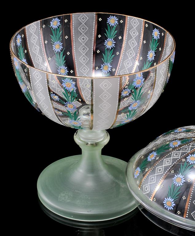 LOCKPOKAL, glas, 1900-tal.