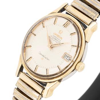 Omega, Constellation, "Pie-Pan", armbandsur, 34 mm.