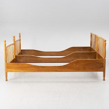 Josef Frank, a pair of bed frames, Svenskt Tenn, mid-20th century.