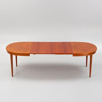 Carl Malmsten, a 'Herrgården' dining table and six chairs, Bodafors, second half of the 20th Century.