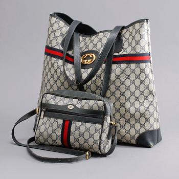 VÄSKOR, 2 st, Gucci.