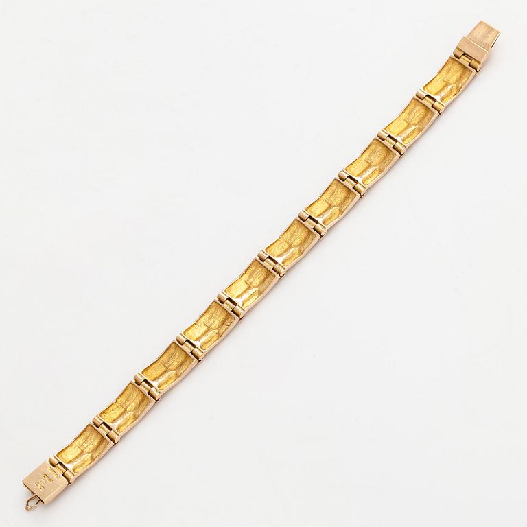 Björn Weckström, bracelet, "Cascade", 14K gold.