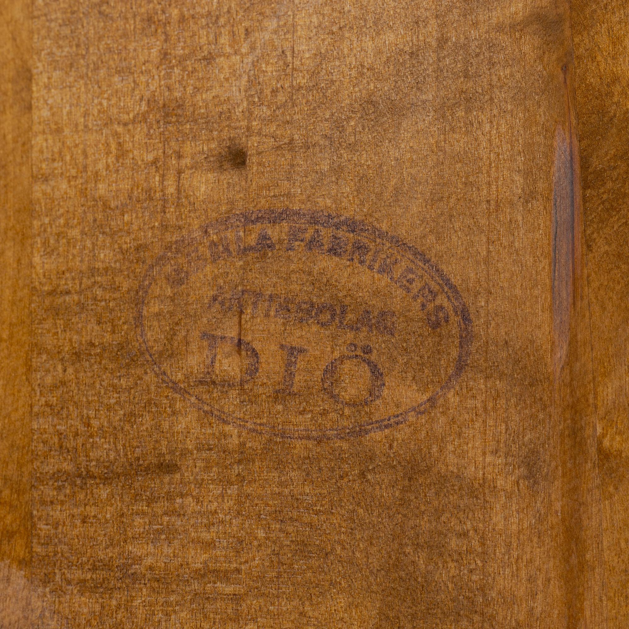 Uno Åhrén, stolar, 4 st samt karmstolar, ett par, modell "203/Stockholm", Gemla Fabriker, Diö, 1930-tal.