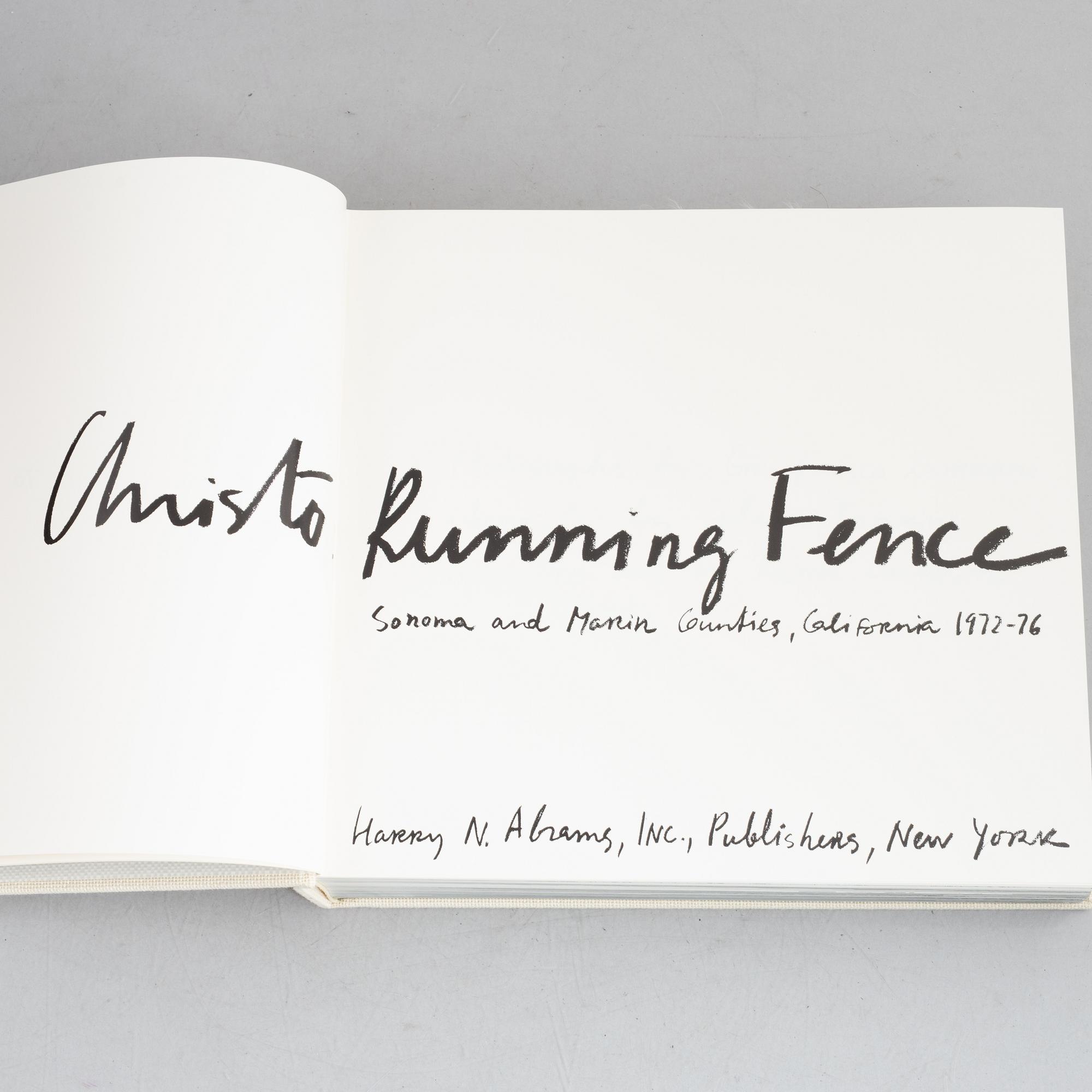 Bok, "Christo - Running Fence".