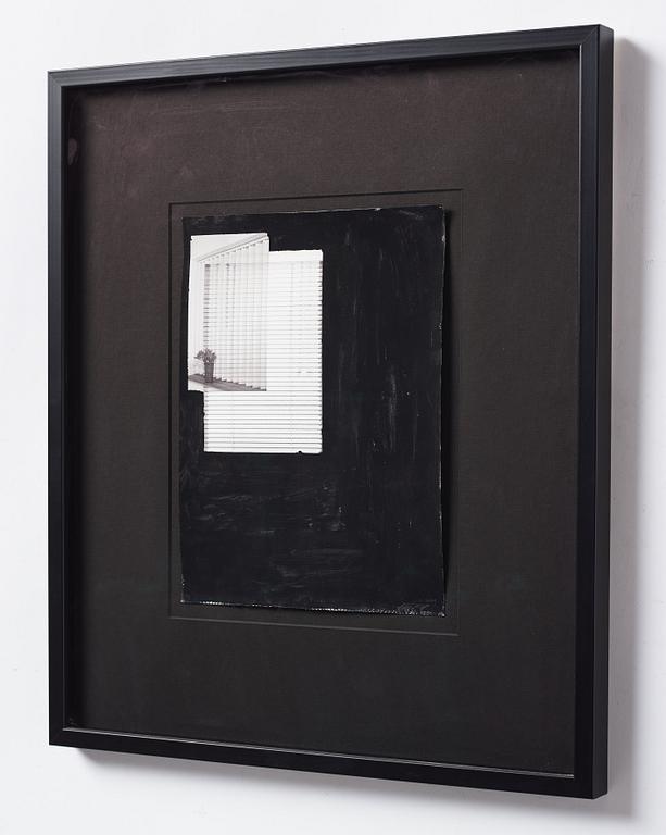 Zak Kitnick, signed and indistinctly dated. Mixed media on paper.