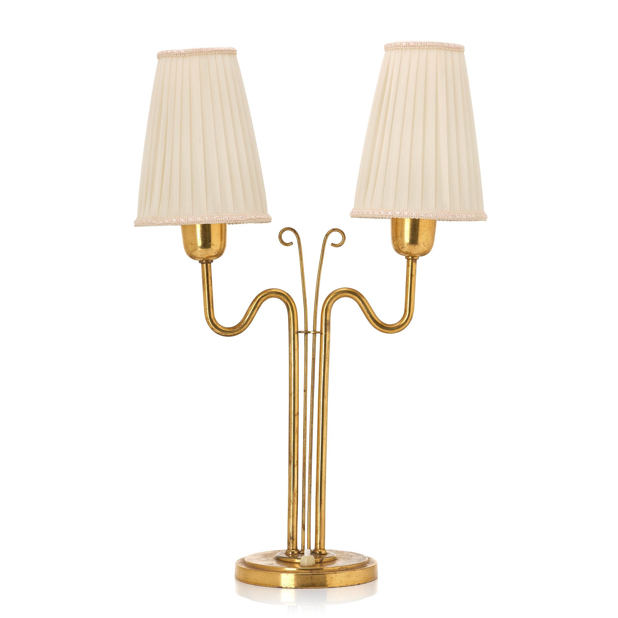 Harald Notini, a table lamp, model '15492', Arvid Böhlmarks Lampfabrik, Sweden, 1940s.