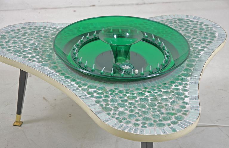 FONTÄN, plast o mosaik, för inomhusbruk.