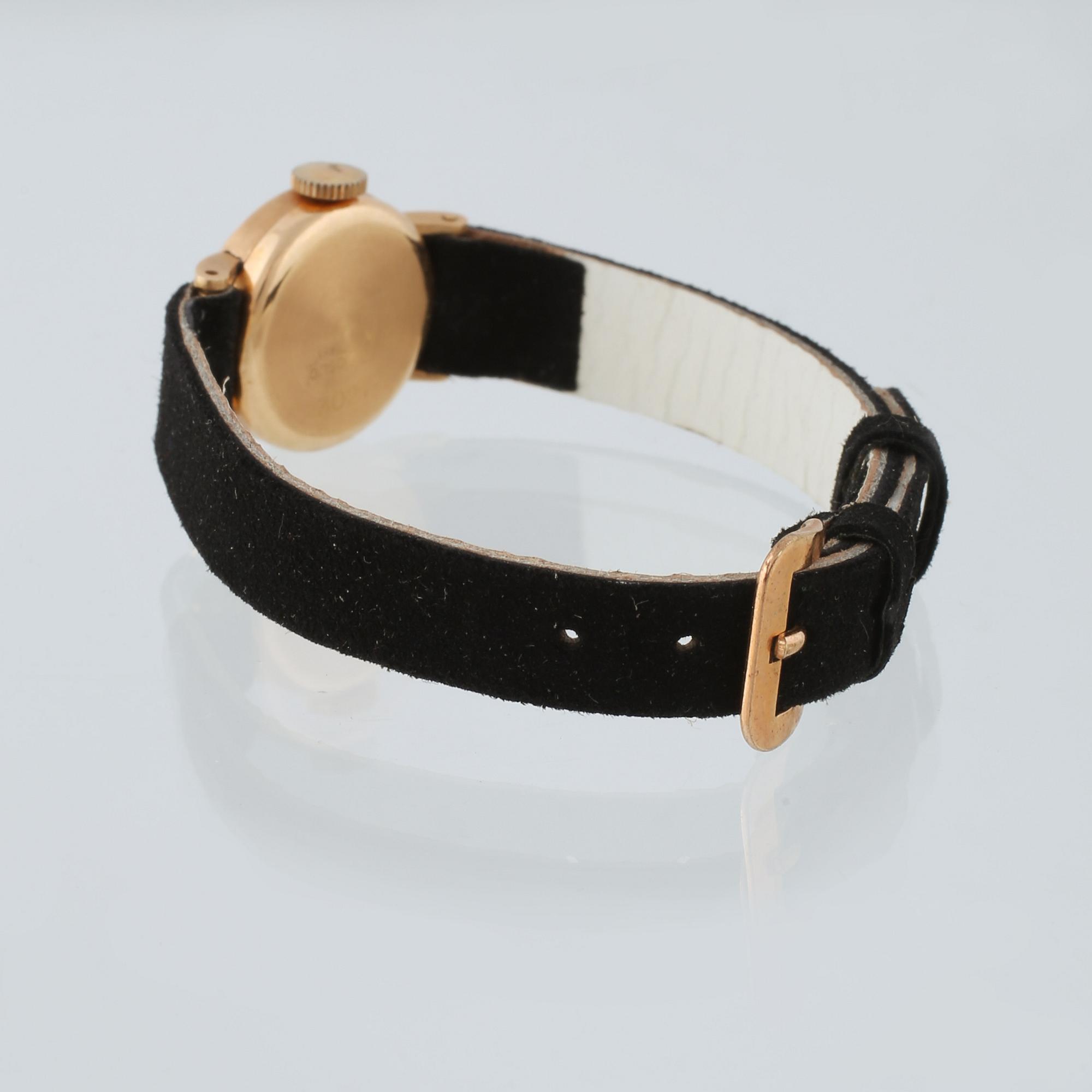 ARMBANDSUR, dam, 18 k guld, Vento, total vikt 8 g.