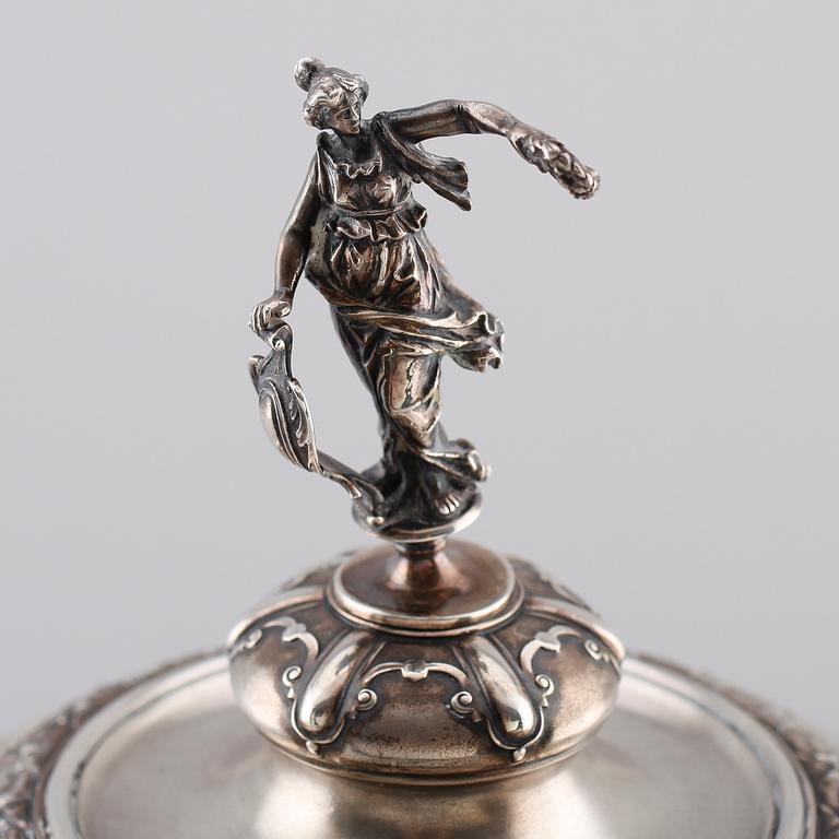 POKAL, silver, C.G Hallberg, 1887.