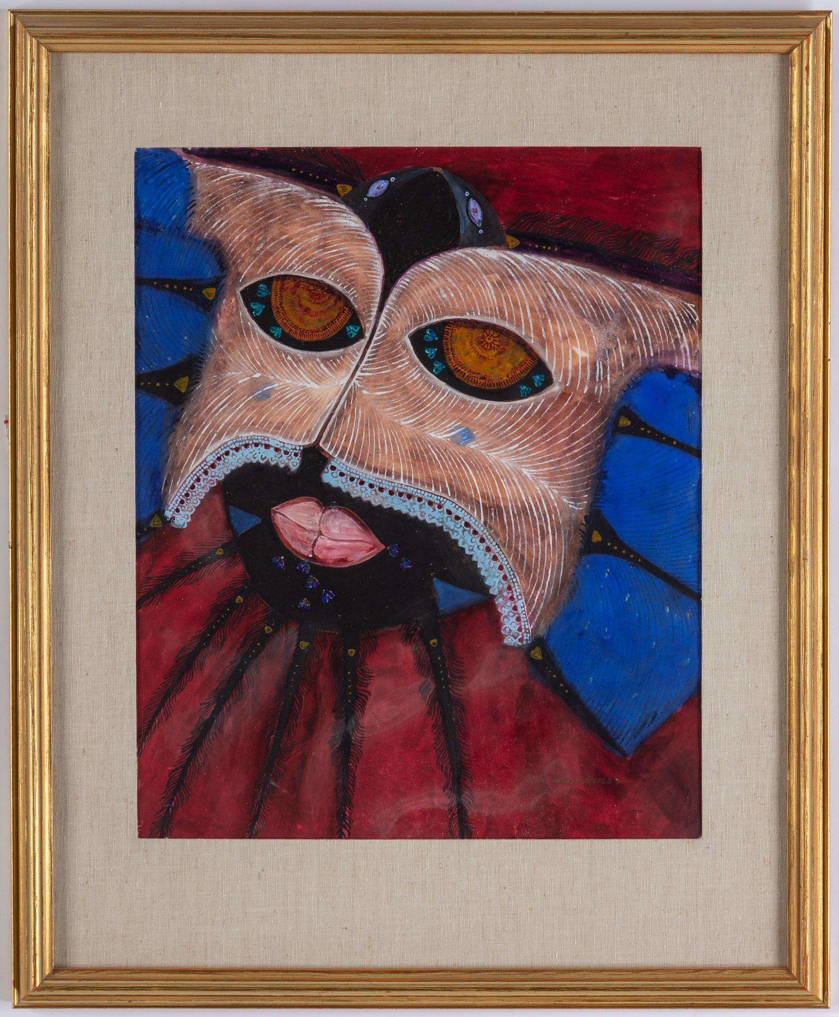 MAX WALTER SVANBERG, gouache & watercolour, signed and dated -57.