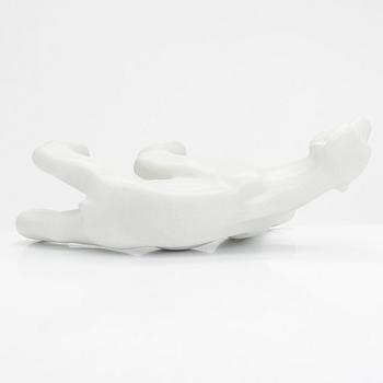 Skulptur, isbjörn, keramik, Arabia, 1960-tal.