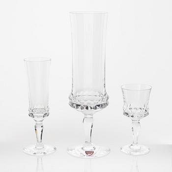 Ingeborg Lundin, a 30-piece 'Silvia' glass service, Orrefors.