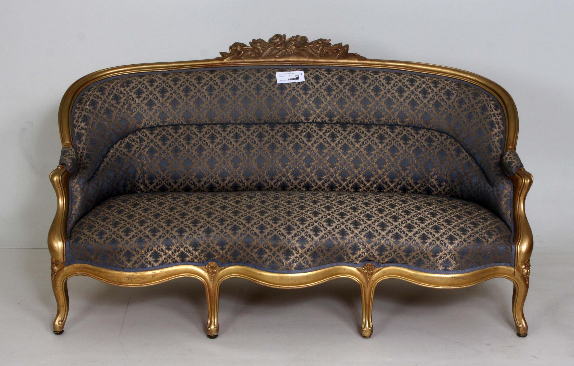 SALONGSGRUPP, 7 delar, gustaviansk stil.