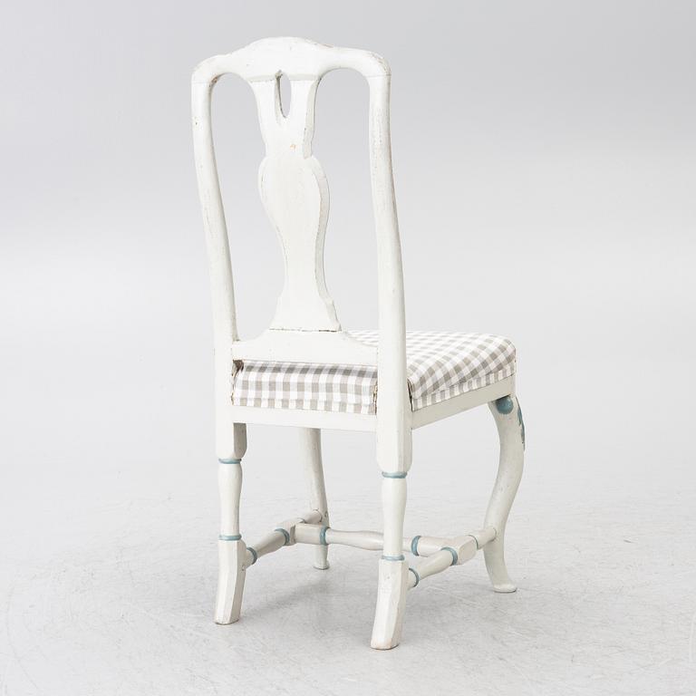 Chair, Stockholm manufacture, latter part of the 18th century, Rococo.