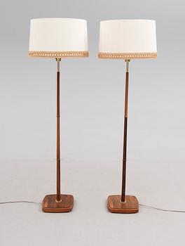 GOLVLAMPOR, 1 par, 1900-talets andra hälft.