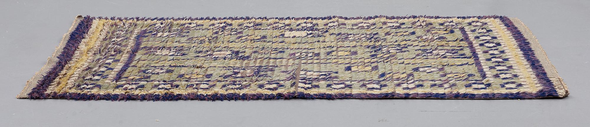 MATTA, rya, ca 225 x 138 cm, signerad GH.WESTMAN,  tillskriven Hans (Gustaf) Westman.