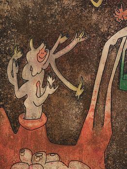 Roberto Matta, Utan titel from: "Hommage aux Prix Nobel" (Nobelprismappen).