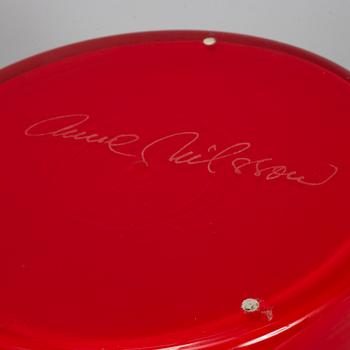 ANNE NILSSON, glass bowl, Kosta Boda, signed and numbered 1/5.