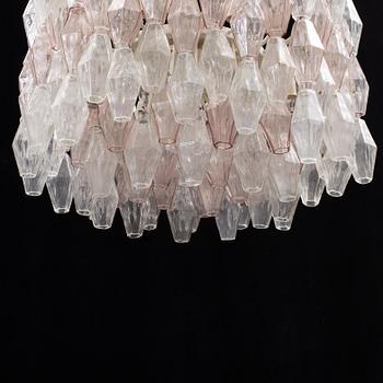 A Carlo Scarpa 'Poliedri' chandelier, Venini, Italy 1960's.