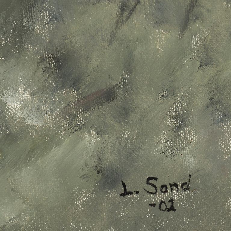 LENNART SAND, olja på duk, signerad och daterad -02.