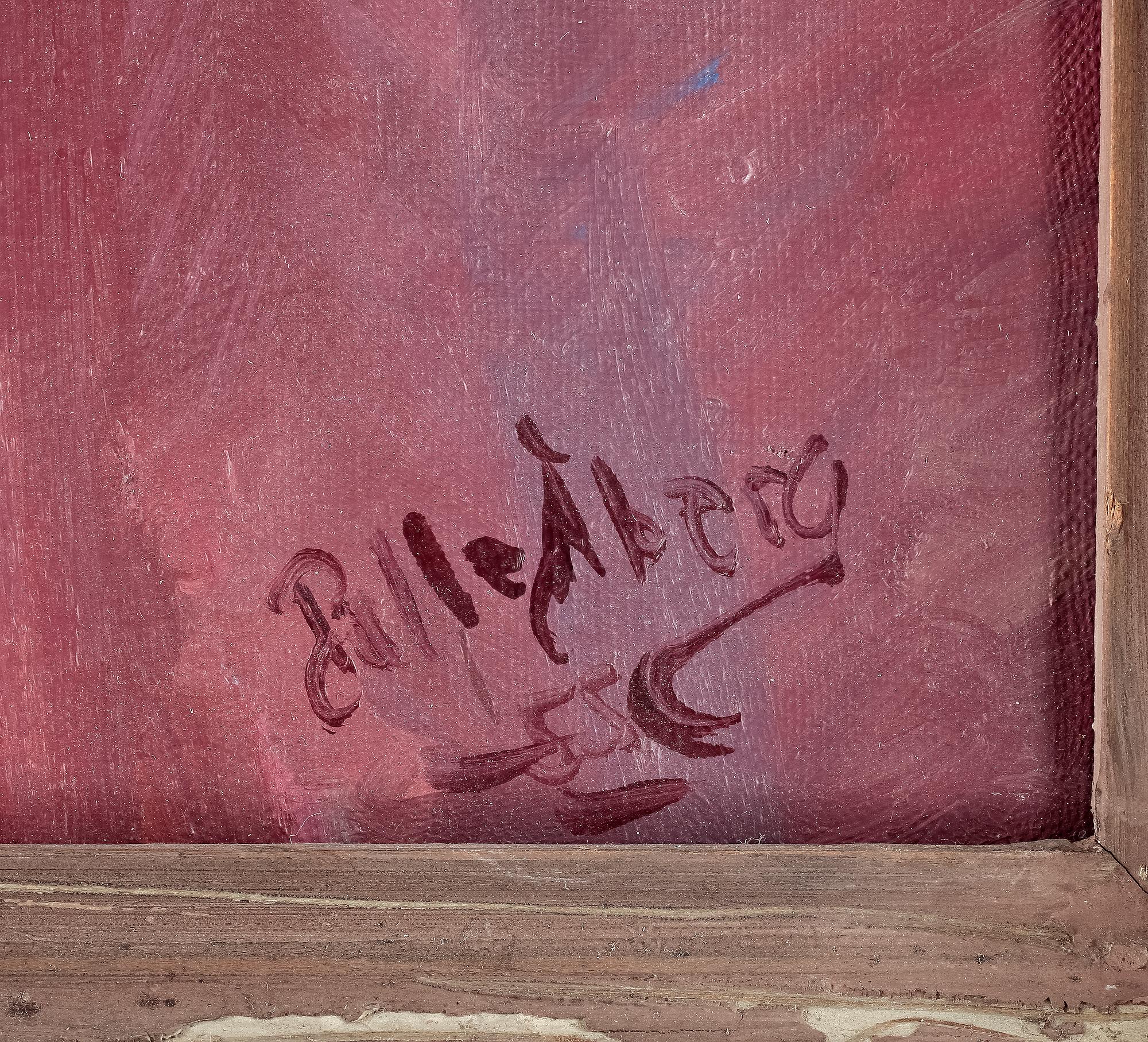 PELLE ÅBERG, olja på duk, sign.