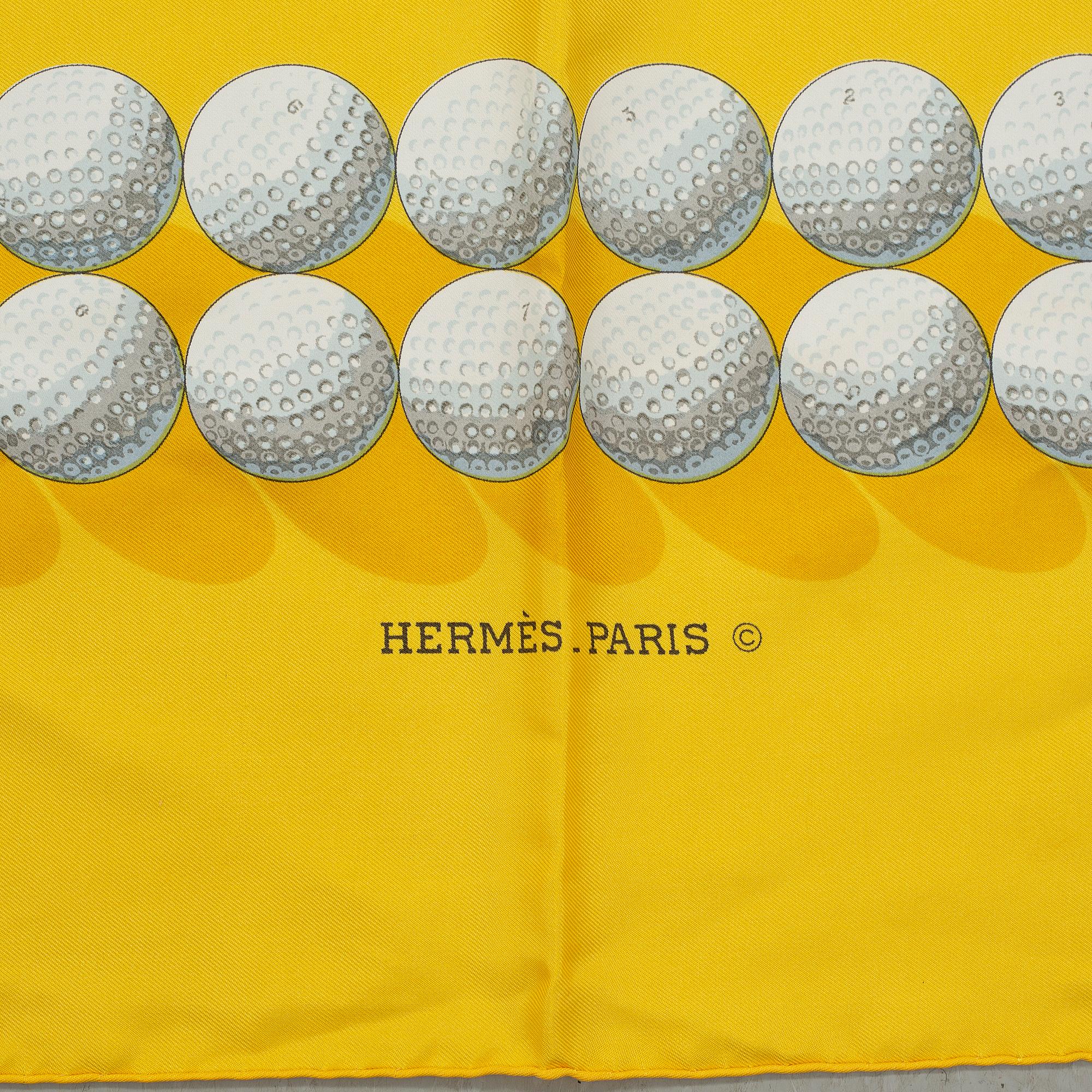 HERMÈS, a "Balles de Golf", scarf.