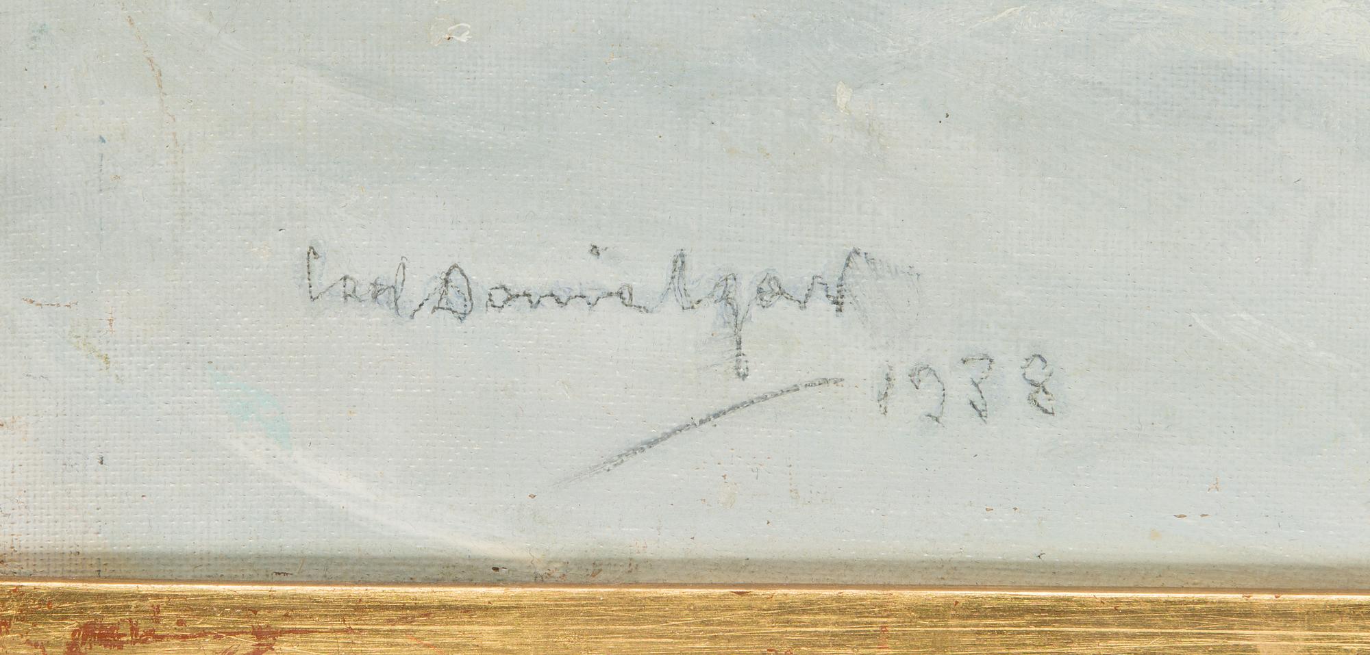 Carl Otto Danielson, oil on canvas laid on board, signed and dated 1938.