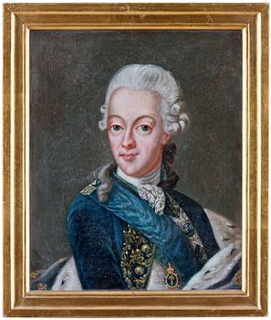 248. Lorens Pasch d y, "Drottning Sofia Magadalena" (1746-1813) och "Konung Gustaf III" (1746-1792).