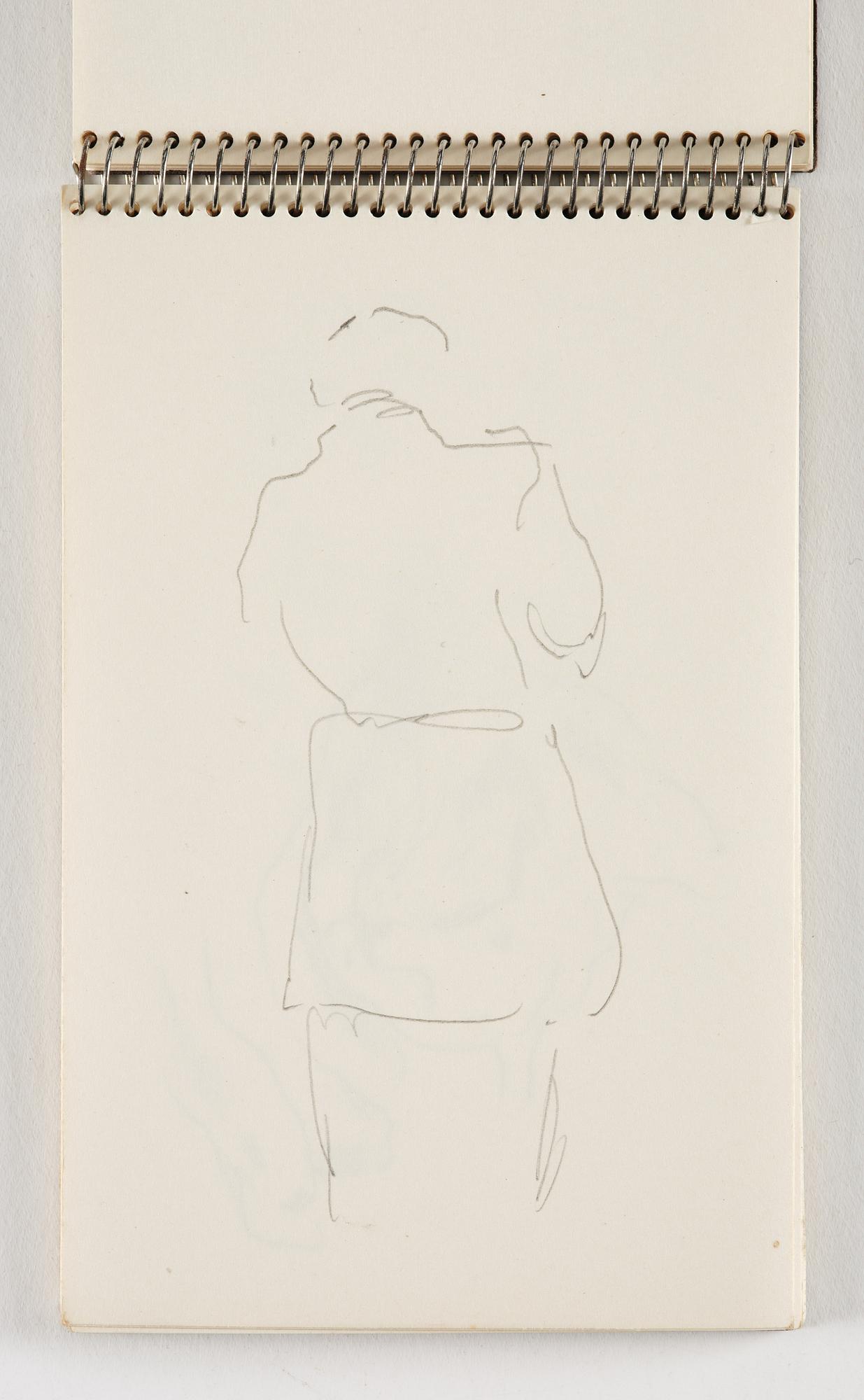 Lotte Laserstein, 10 små skissblock med teckningar.