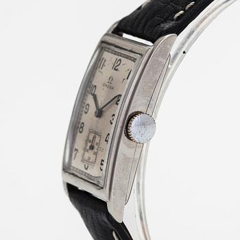 Omega, wristwatch, 22 x 32 (39) mm.