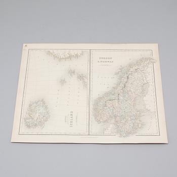 Eleven books and five maps from the 19th century.