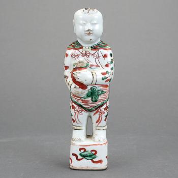 FIGURIN, porslin, Kina 1700-tal.