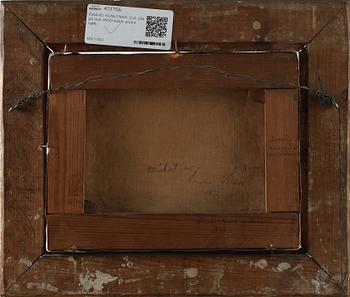 OKÄND KONSTNÄR, 2 st, oljor på duk, 1800-talets andra hälft.