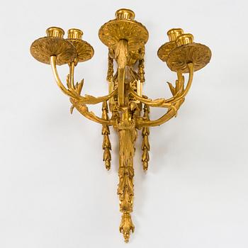 Applique, Louis XVI, kring 1780, sannolikt Paris.