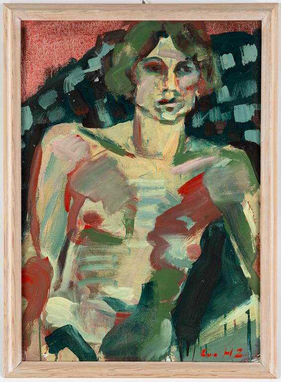 EVA ZETTERVALL, oil on canvas, signed Eva HZ.