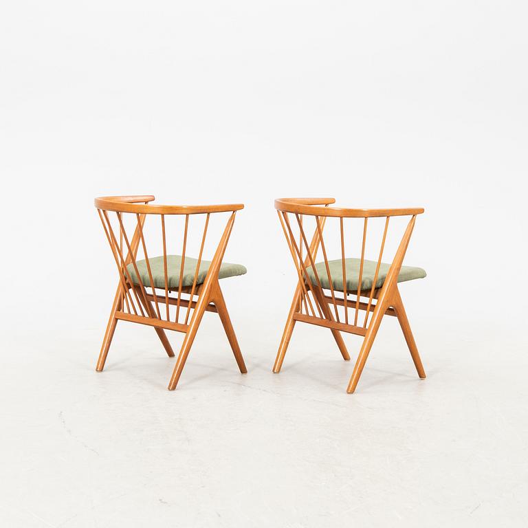 Helge Sibast,  a pair of armchairs modle no 8.