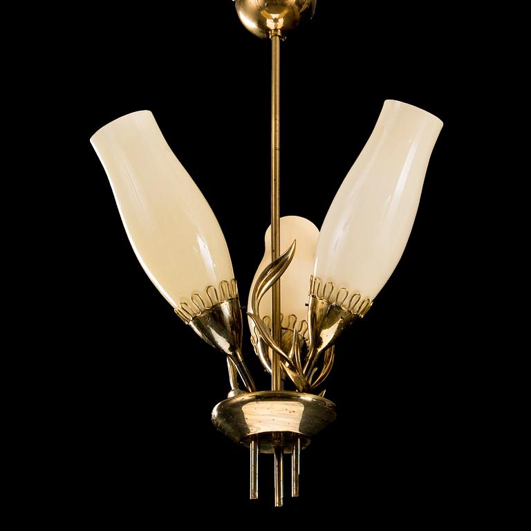 A mid-20th century chandelier for Idman, Finland.