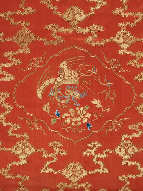 A silk embroidery, Qing dynasty, 19th Century.