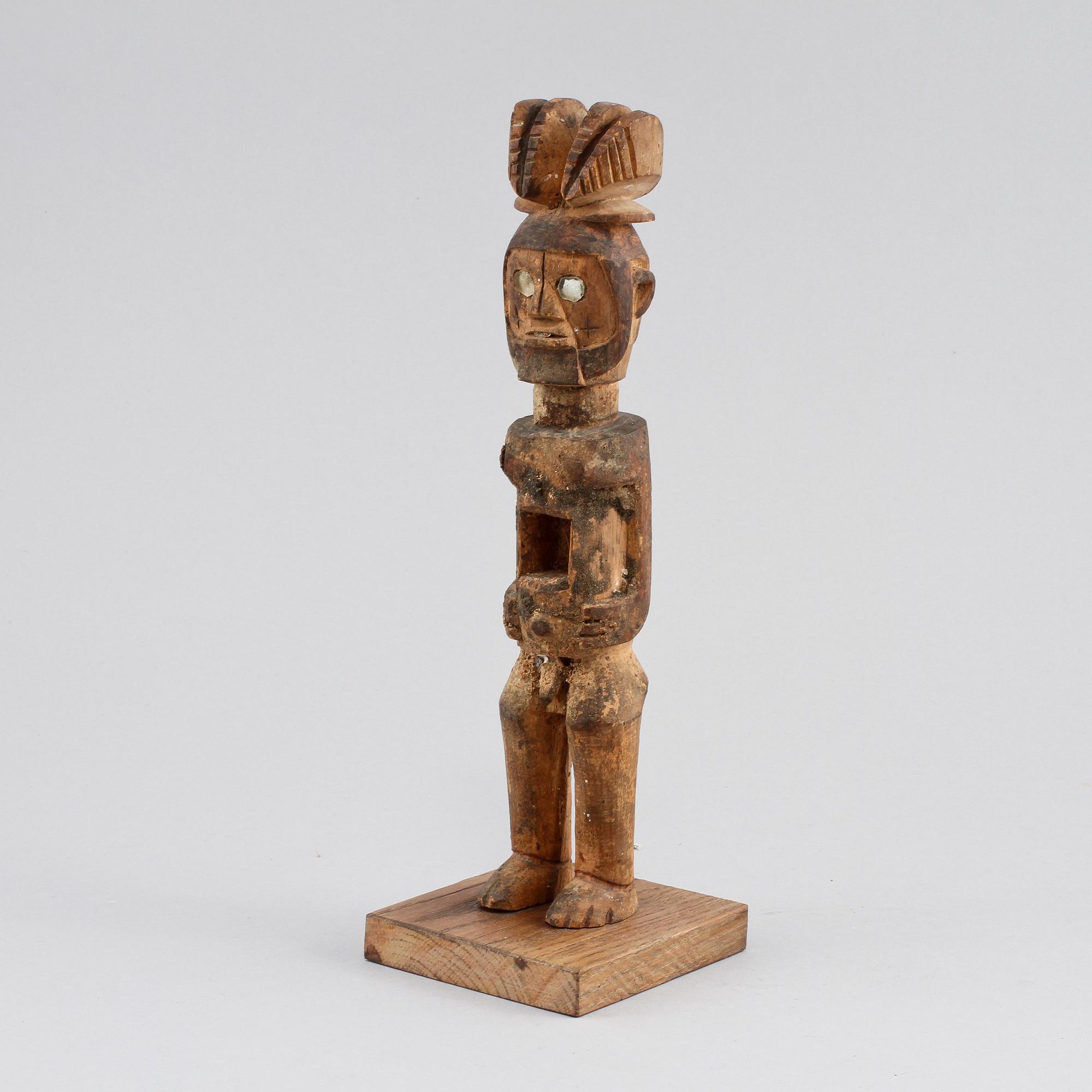 FIGURIN, trä, Afrka, 1900-tal.