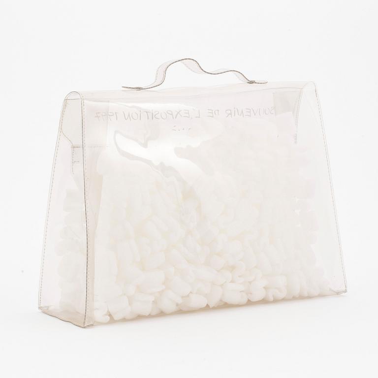 HERMÈS, a plastic handbag, "Plastic Kelly", from "Hermés exhibition in the wonderland" 1997.