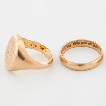 RINGAR, 4 st, samt HÄNGE.