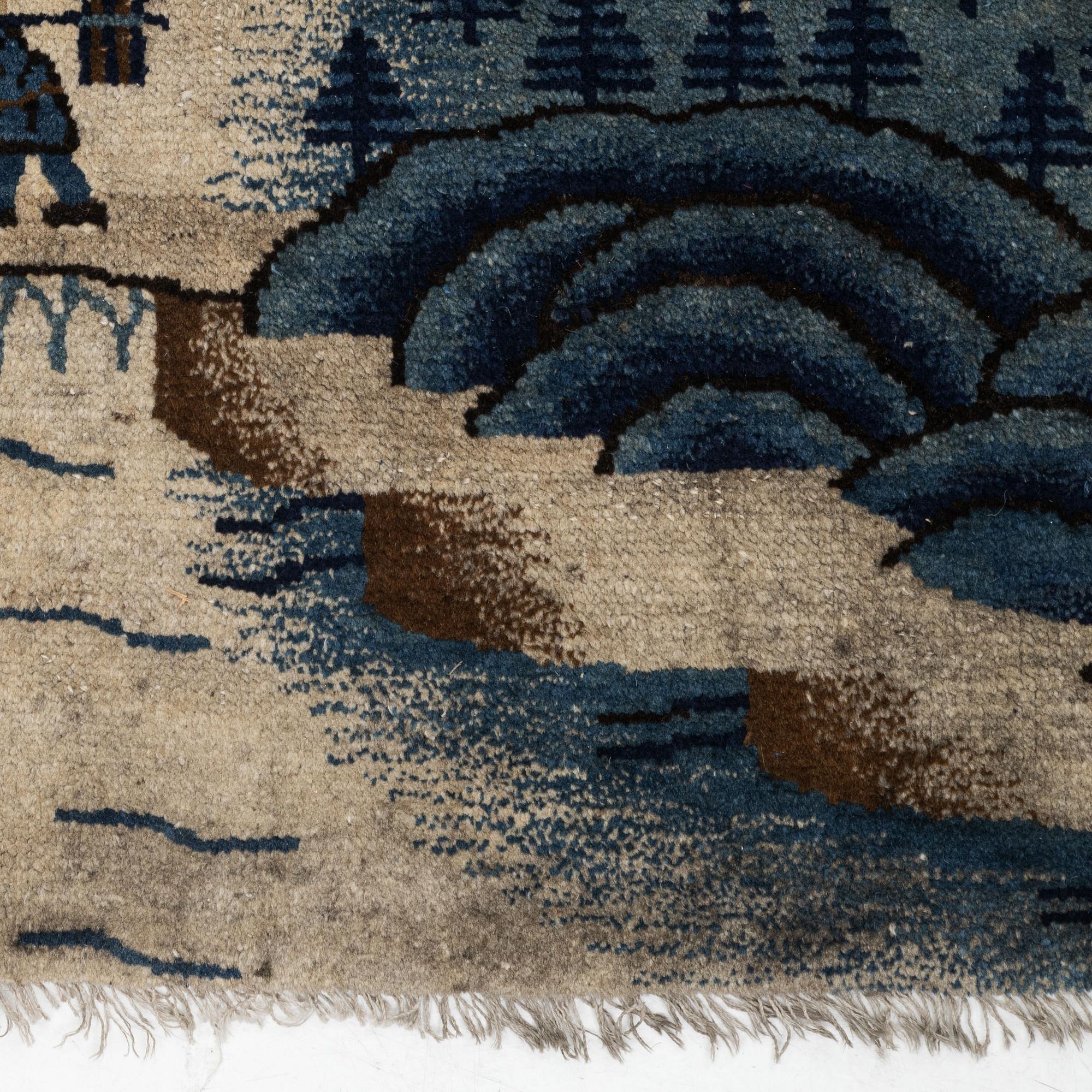 Matta, antik Baotou, norra Kina, ca 169 x 88 cm.