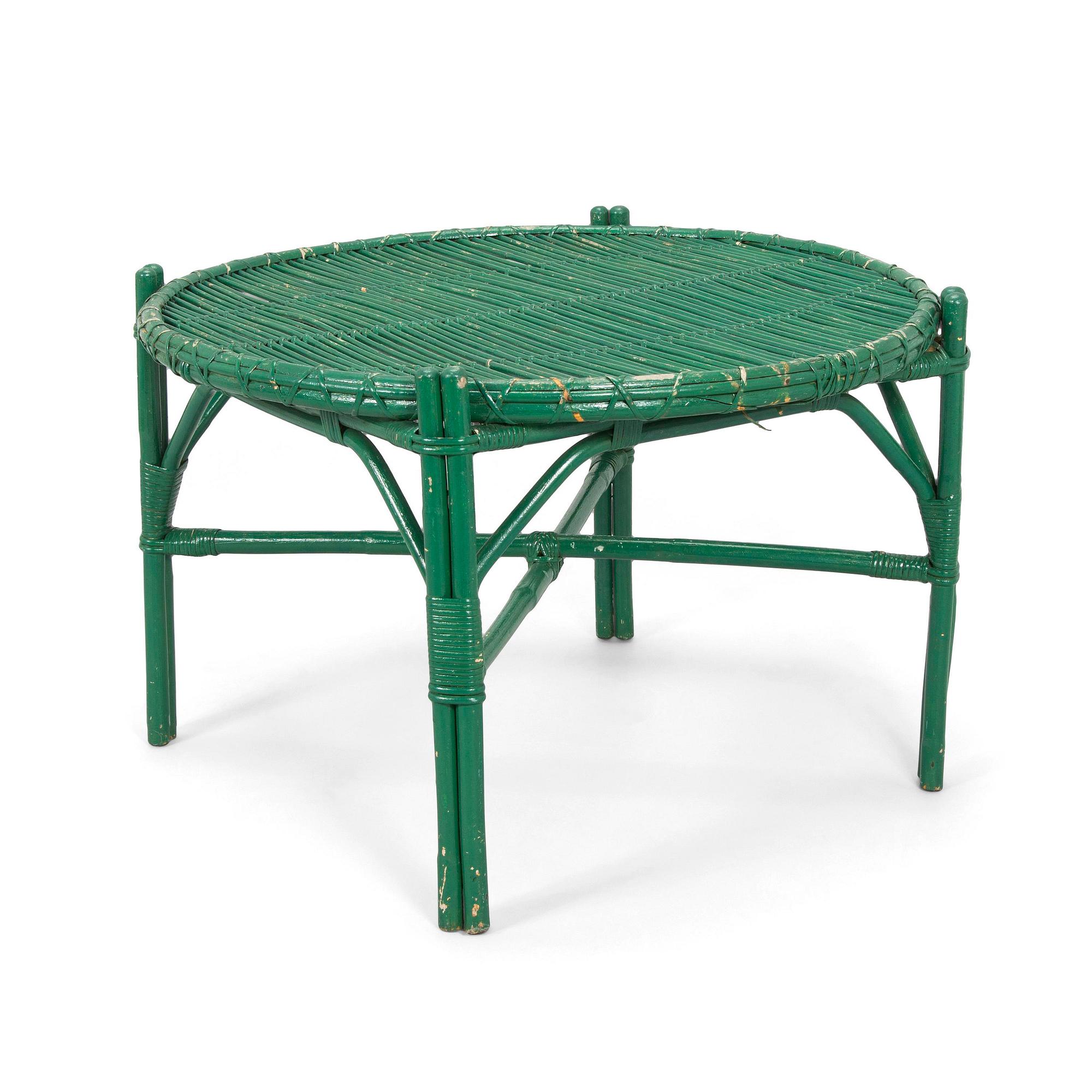 Aino Aalto, Puutarhapöytä, malli 3565, Artekin piirustuskonttori, 1950-luvun alku.