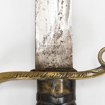 An Imperial Russian infantry sabre/shashka model 1881.