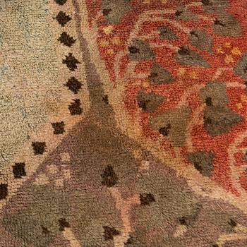 Väinö Blomstedt, rya / ryamatta. Finska Handarbetes Vänner. Ca 280 x 180 cm. 1900-talets början.