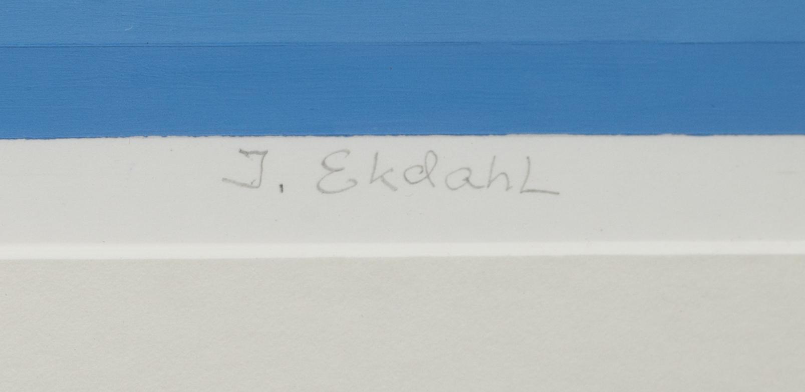 INGER EKDAHL, gouache. Signerad. Säljes till förmån för "Läkare utan gränser".