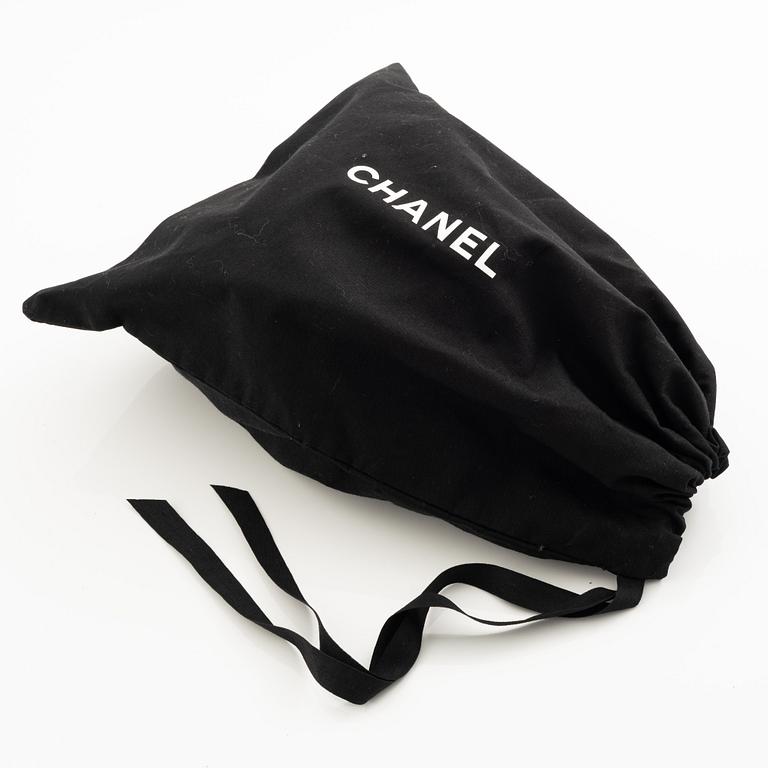 Chanel, A Black velvet Bag.