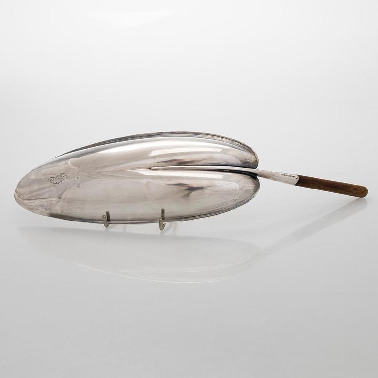 Tapio Wirkkala, skål, TW 85, silver, Kultakeskus, Tavastehus 1963.
