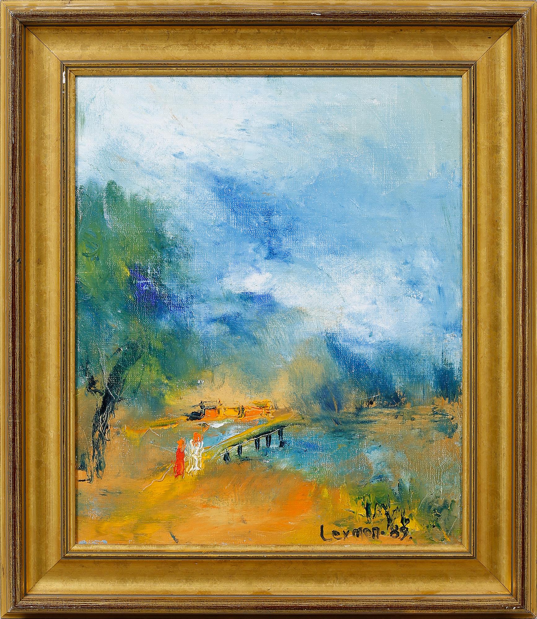 ÅKE LEXMON, olja på duk, signerad och daterad -89.